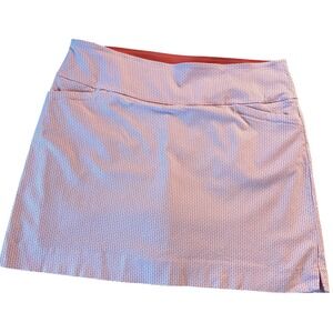 SC&CO Womens Skort Skirt Shorts White Red Print Athletic Golf Tennis Size XXL